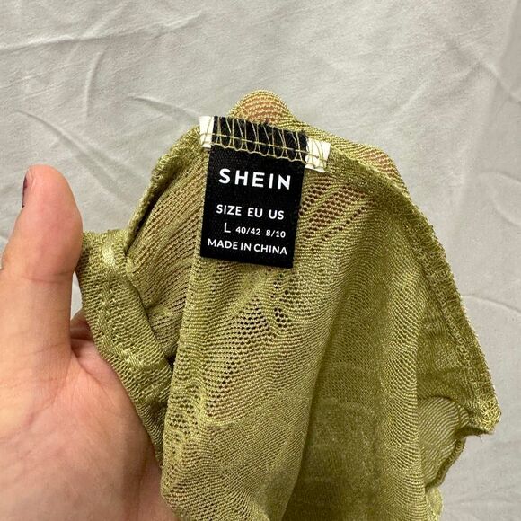 Fairycore Rose Mesh Tube Top XS Strapless Lace Twist Front Romantic - Picture 8 of 8